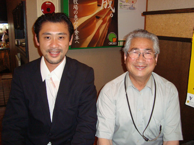 根室食堂平山社長と得能水産得能社長